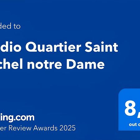 Studio Quartier Saint Michel Notre Dame Free Netflix Paryż Zewnętrze zdjęcie