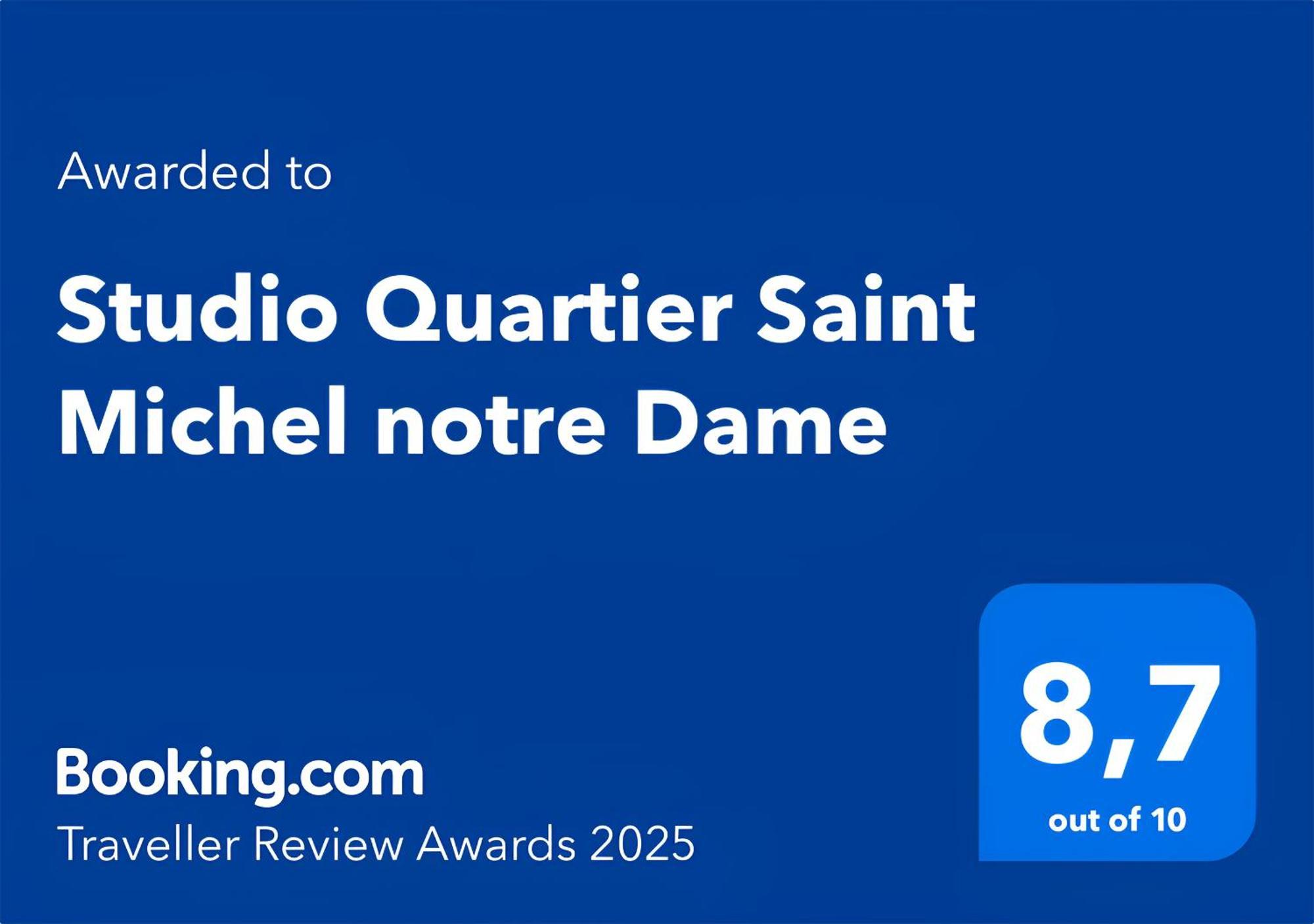 Studio Quartier Saint Michel Notre Dame Free Netflix Paryż Zewnętrze zdjęcie