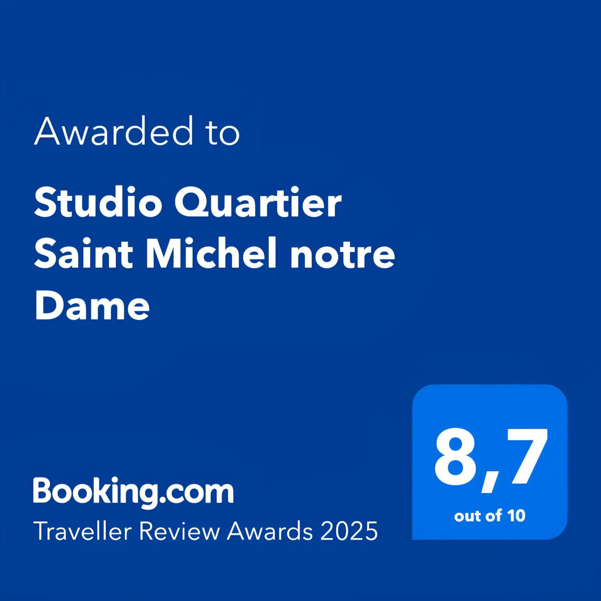 Studio Quartier Saint Michel Notre Dame Free Netflix Paryż Zewnętrze zdjęcie